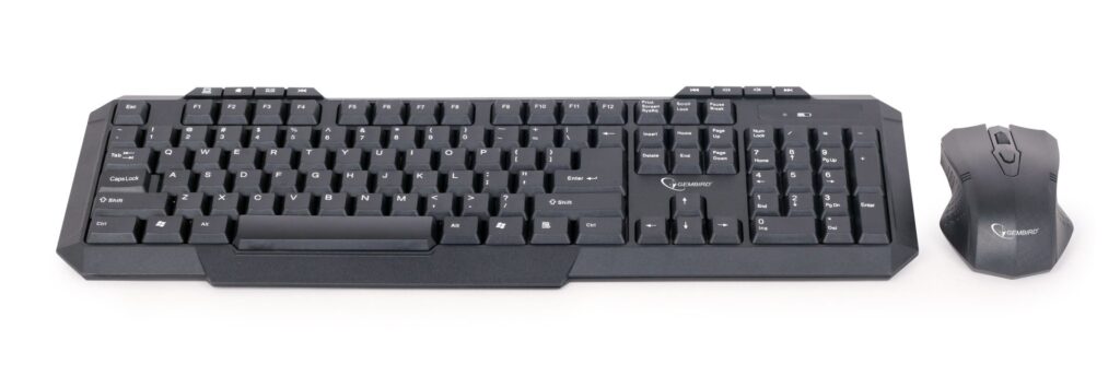 Gembird KBS-WM-02 Wireless Keyboard Combo Black US - Image 3