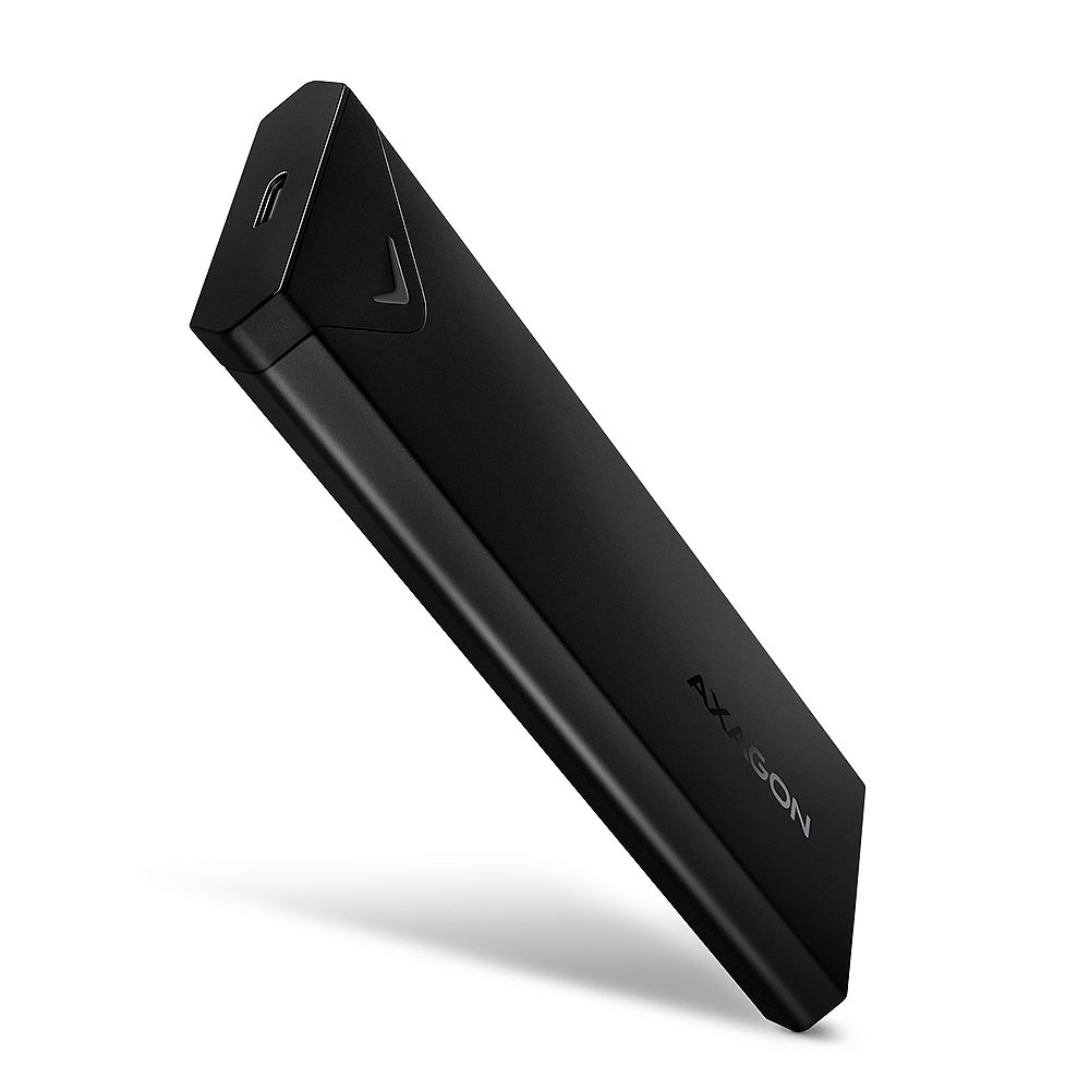 AXAGON EEM2-UB2 USB-C 3.2 Gen 2 NVMe M.2 box Black - Image 1