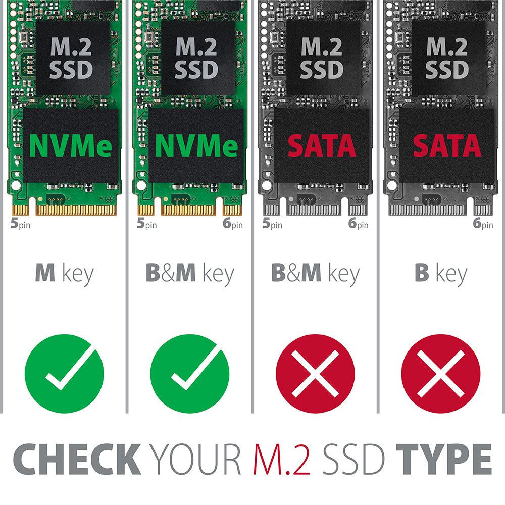 AXAGON EEM2-UB2 USB-C 3.2 Gen 2 NVMe M.2 box Black - Image 10