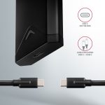 AXAGON EEM2-UB2 USB-C 3.2 Gen 2 NVMe M.2 box Black - Image 6