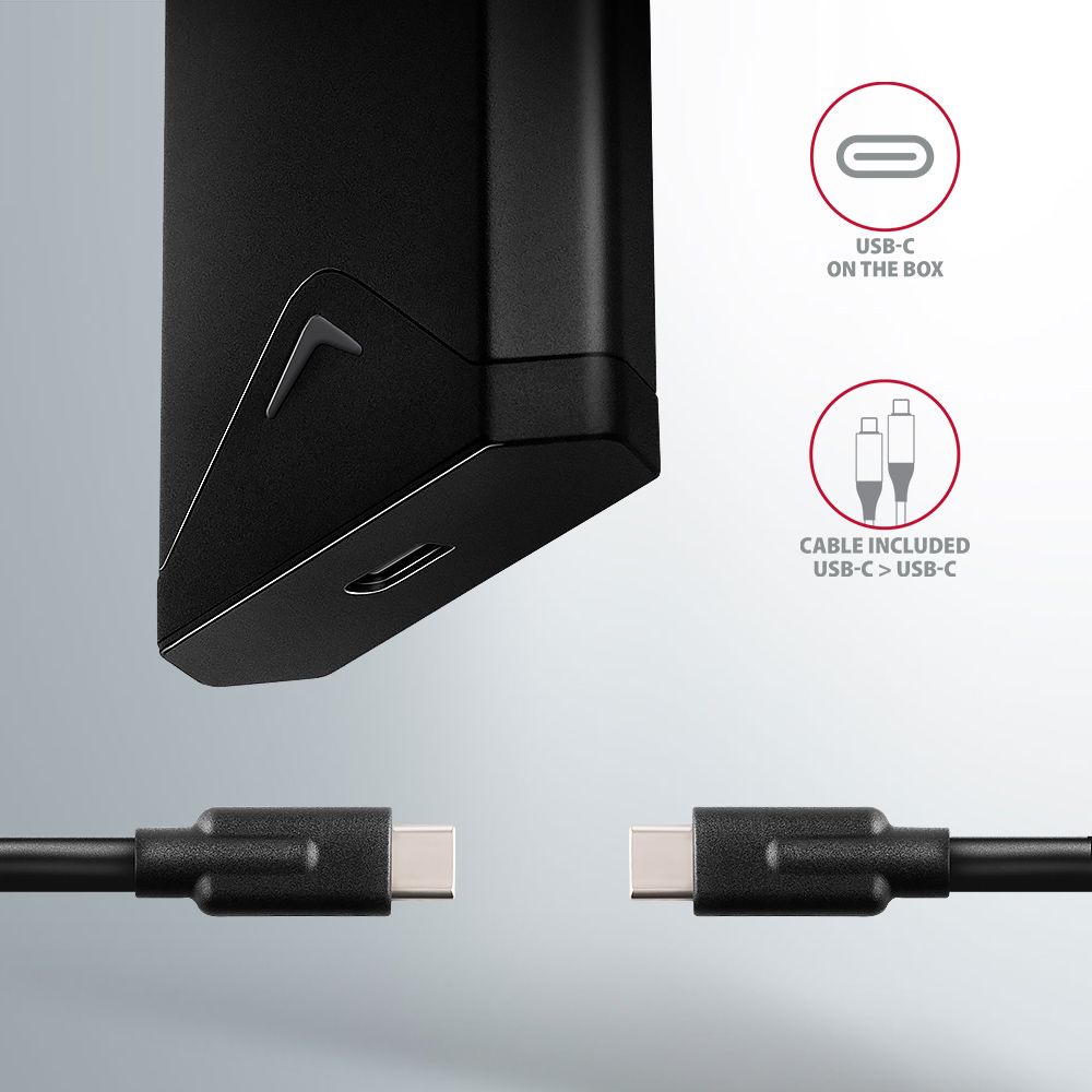 AXAGON EEM2-UB2 USB-C 3.2 Gen 2 NVMe M.2 box Black - Image 6