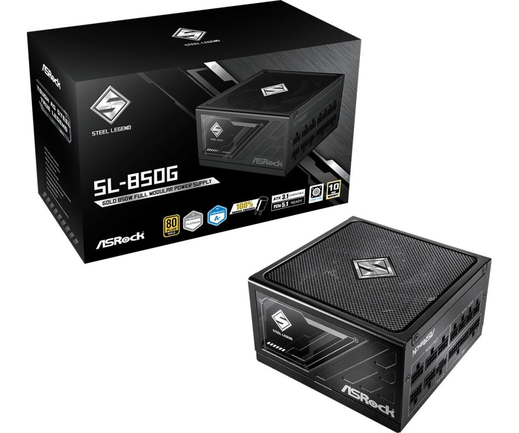 asrock-850w-80-gold-steel-legend-sl-850g_1.jpg ASRock 850W 80+ Gold Steel Legend SL-850G - Image 1