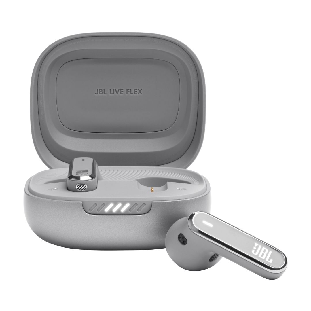 JBL Live Flex 3 Bluetooth Headset Silver - Image 1