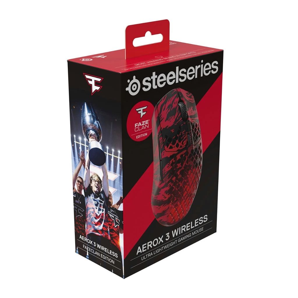Steelseries Aerox 3 Wireless Faze Clan Edition Black/Red - Image 4