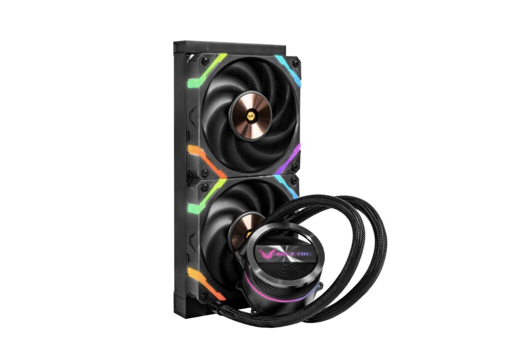 Valkyrie Dragonfang 240 ARGB AiO CPU Liquid Cooler Black - Image 2