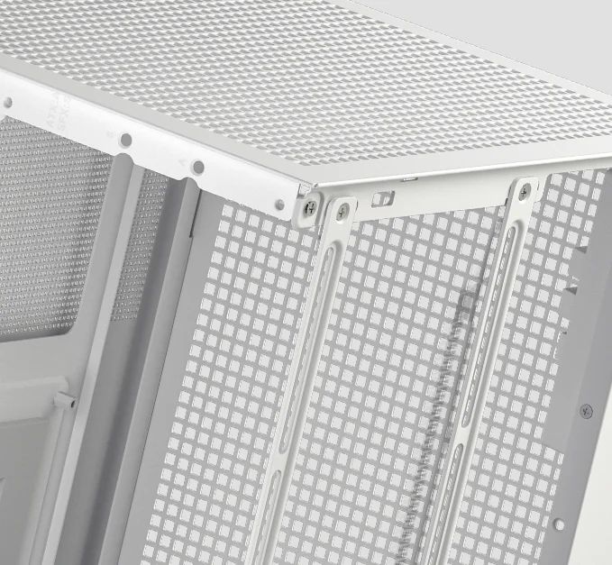 DeepCool Számítógépház - CH170 DIGITAL WH (fekete, Mini-ITX, 2xUSB3.0, Type-C, fehér) - Image 7