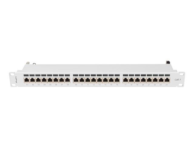Lanberg 24-port Patch Panel 1U Grey - Image 1