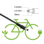 Qoltec Charger for E-bike Electric Scooter Black - Image 3