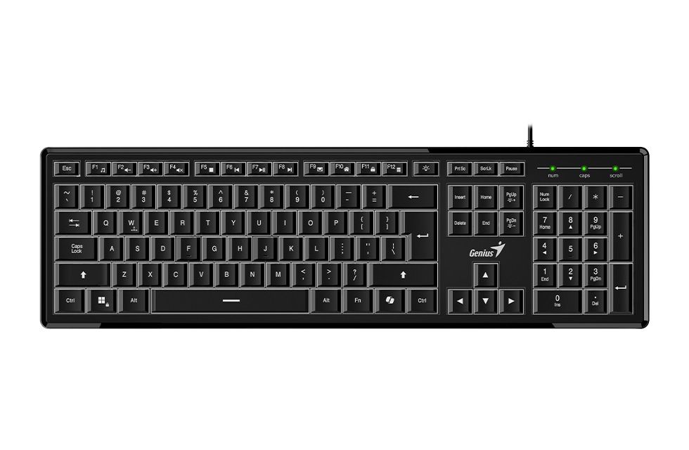 genius-slimstar-820-keyboard-black-hu_1.jpg Genius SlimStar 820 Keyboard Black HU - Image 1