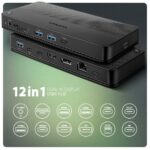 AXAGON HMC-U4 USB4 40Gbps Dual 4K Display 12in1 Dock - Image 2