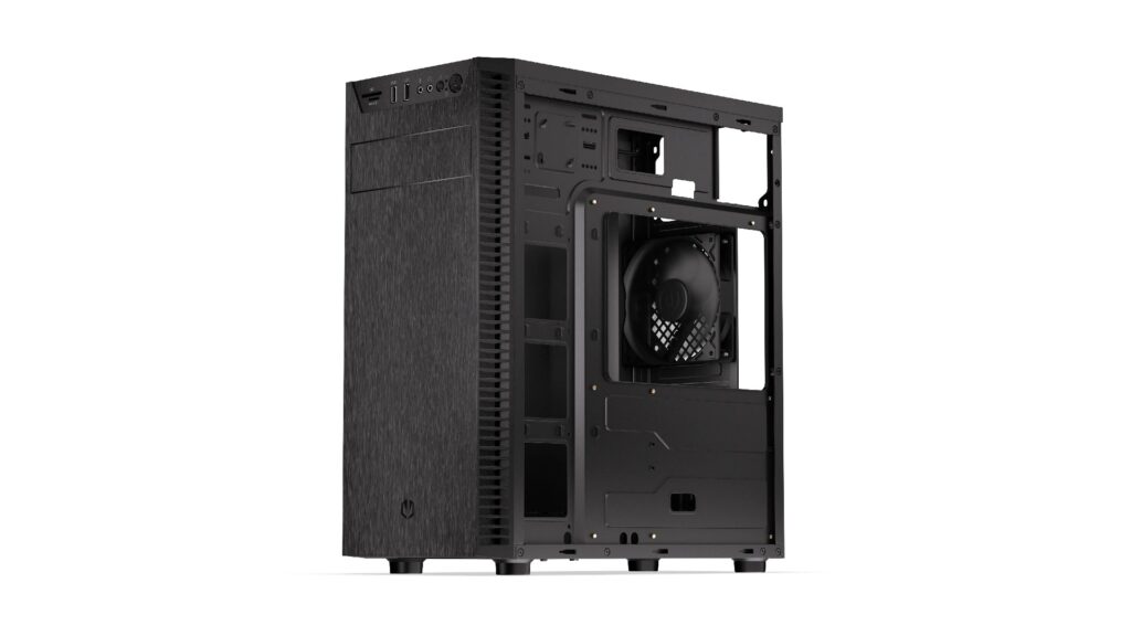 Endorfy Számítógépház - Armis 100 Solid (ATX /micro ATX/ITX, 2xUSB3.0, 1x12cm ventilátor, safeguard, fekete) - Image 11