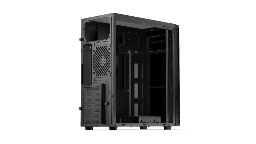 Endorfy Számítógépház - Armis 100 Solid (ATX /micro ATX/ITX, 2xUSB3.0, 1x12cm ventilátor, safeguard, fekete) - Image 13