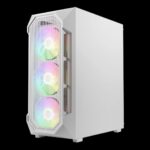 Gamdias Aura GC1 Elite WH ARGB Tempered Glass White - Image 6