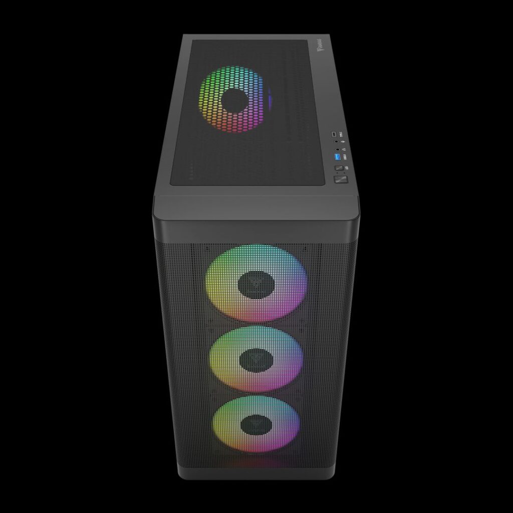 Gamdias Athena M3 Tempered Glass Black - Image 3