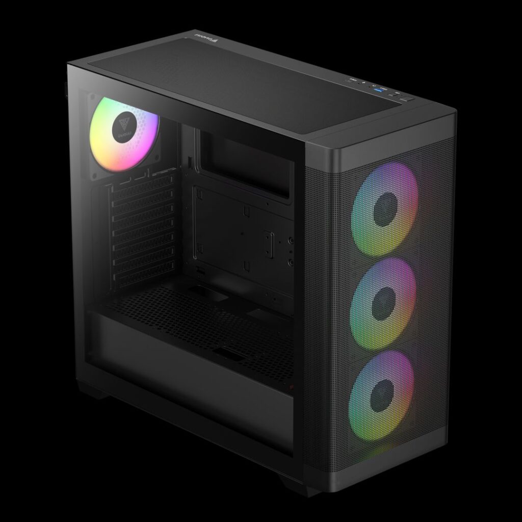 Gamdias Athena M3 Tempered Glass Black - Image 5