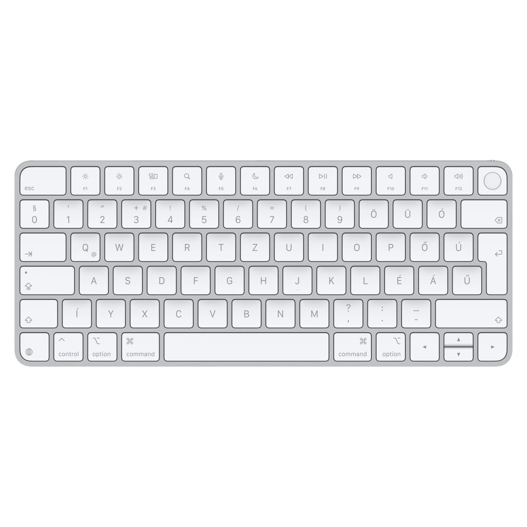 Apple Magic Keyboard (2024) Touch ID Bluetooth Keyboard White HU - Image 1