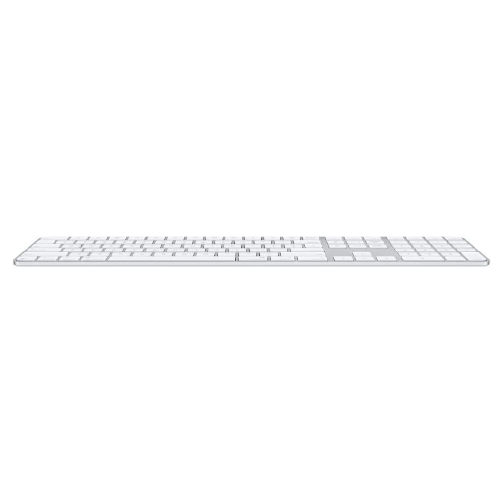 Apple Magic Keyboard (2024) w Touch ID and Numeric Keypad - Hungarian - White Keys - Image 2