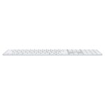 Apple Magic Keyboard (2024) w Touch ID and Numeric Keypad - Hungarian - White Keys - Image 2