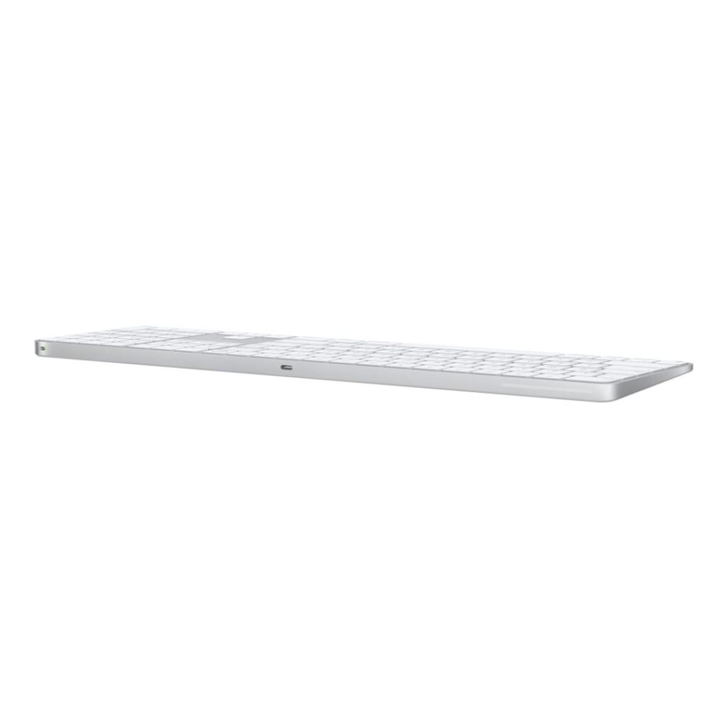 Apple Magic Keyboard (2024) w Touch ID and Numeric Keypad - Hungarian - White Keys - Image 3