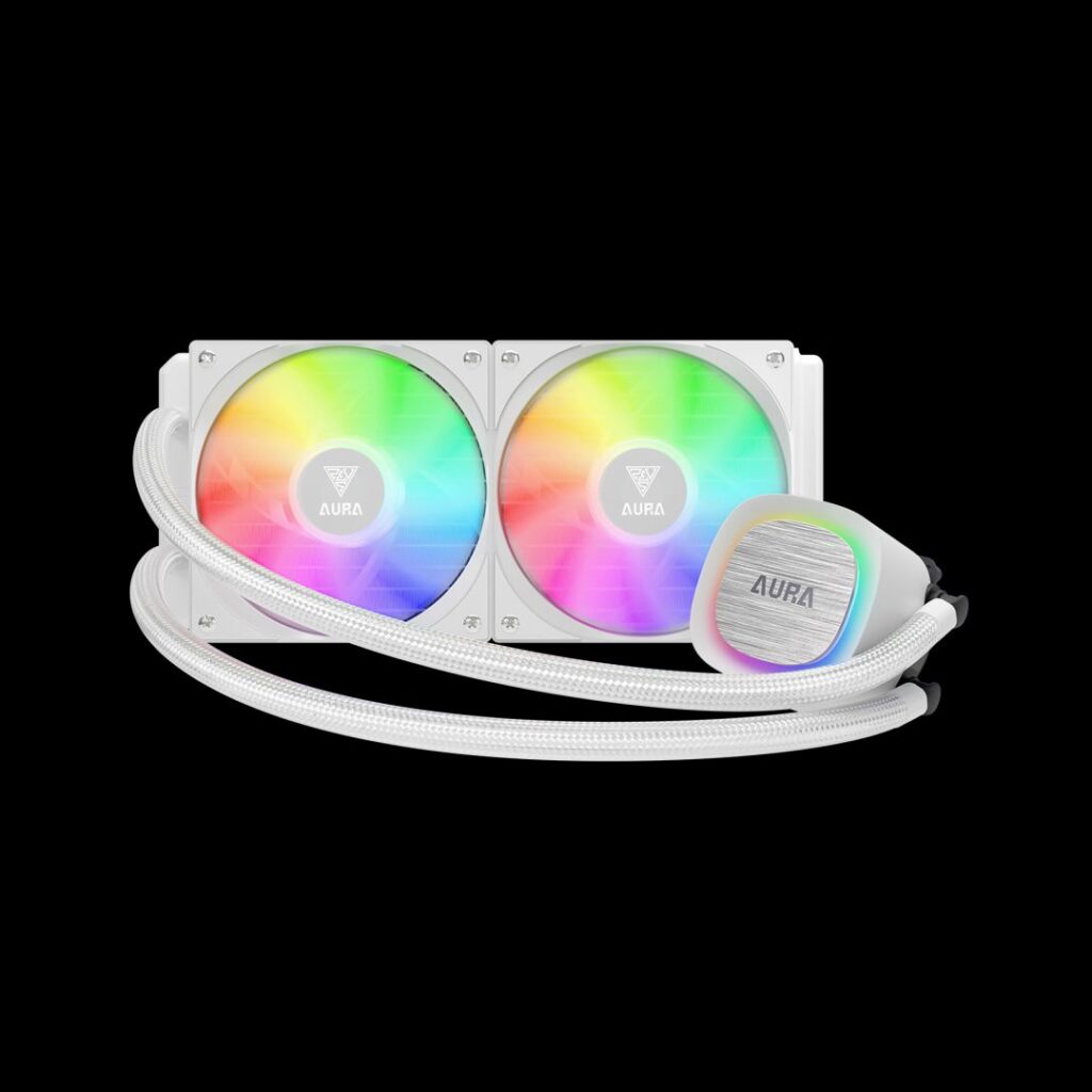 Gamdias Aura GL240 V2 WH Performance ARGB Liquid Cooler - Image 2