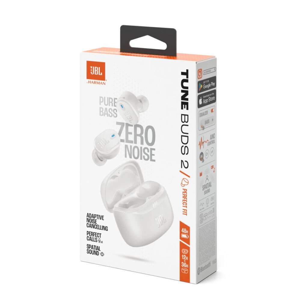 JBL Tune Buds 2 Bluetooth Headset White - Image 11