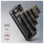 Axagon EEM2-20G USB-C 20Gbps - M.2 NVMe külső SSD ház - Image 10