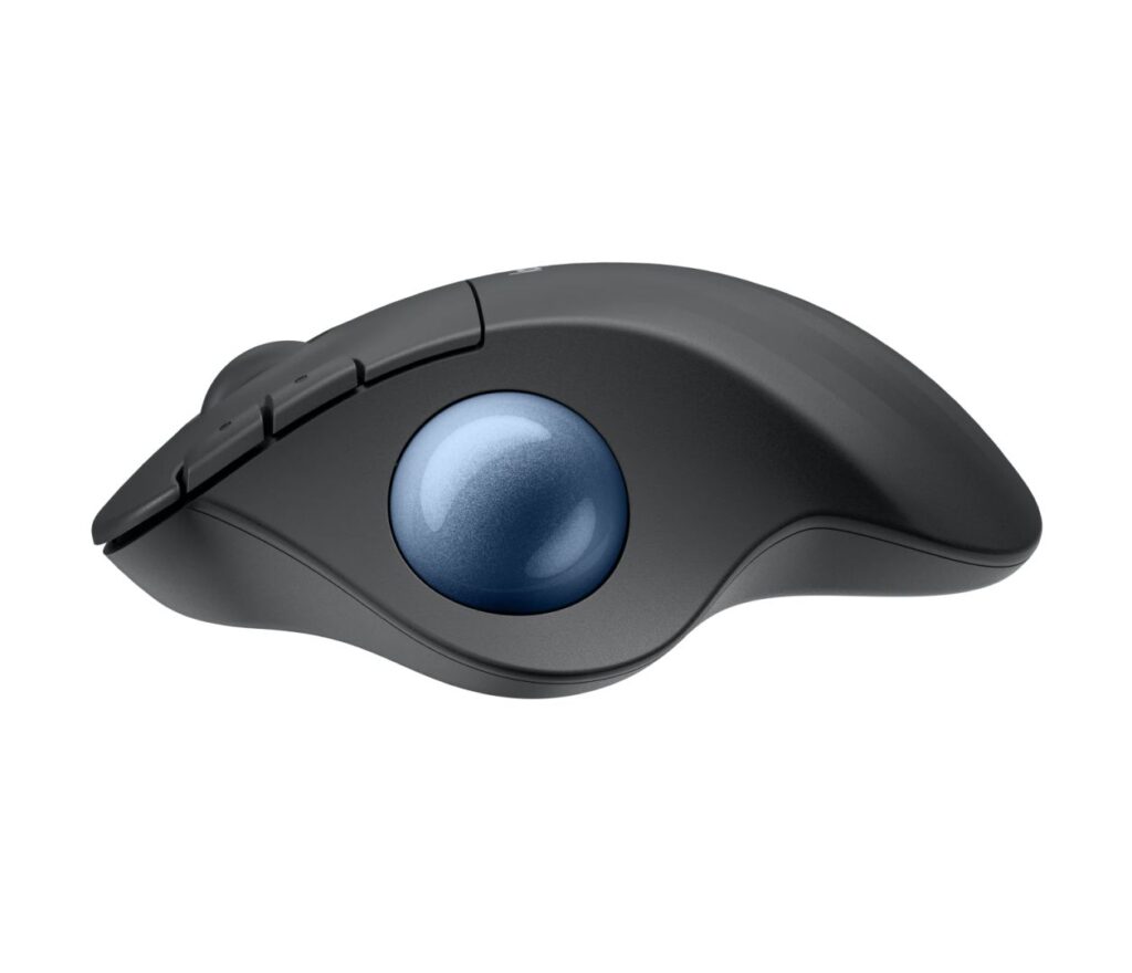 Mouse Logitech ERGO M575S - Graphite + Blue Ball - Image 2