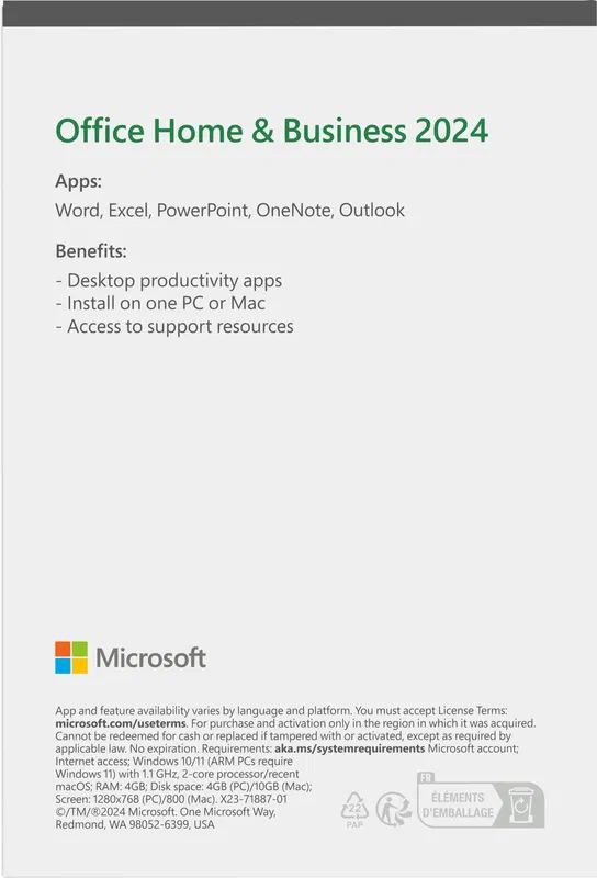 Microsoft Office 2024 Home & Business 1 Felhasználó HUN - Image 3