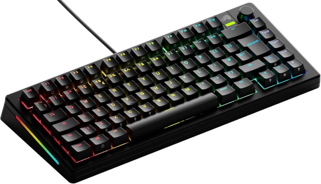 Glorious GMMK 3 75% Prebuilt RGB Mechanical Gaming Keyboard Black UK - Image 2