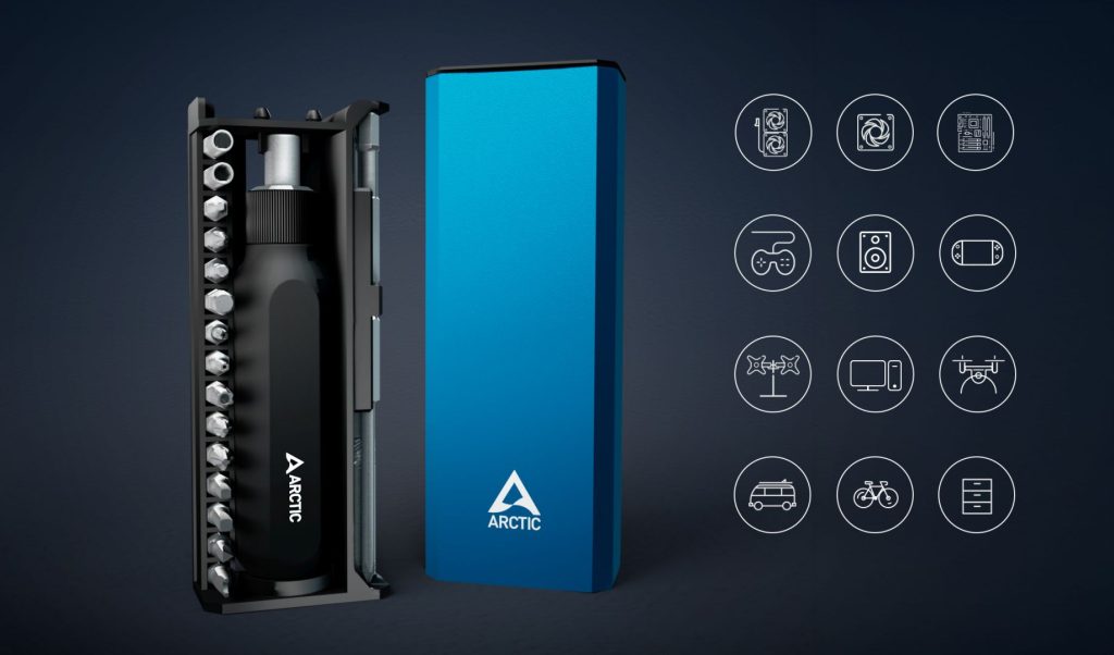 arctic-ratchet-screwdriver-toolkit-dark-blue_2.jpg Arctic Ratchet Screwdriver Toolkit Dark Blue - Image 2