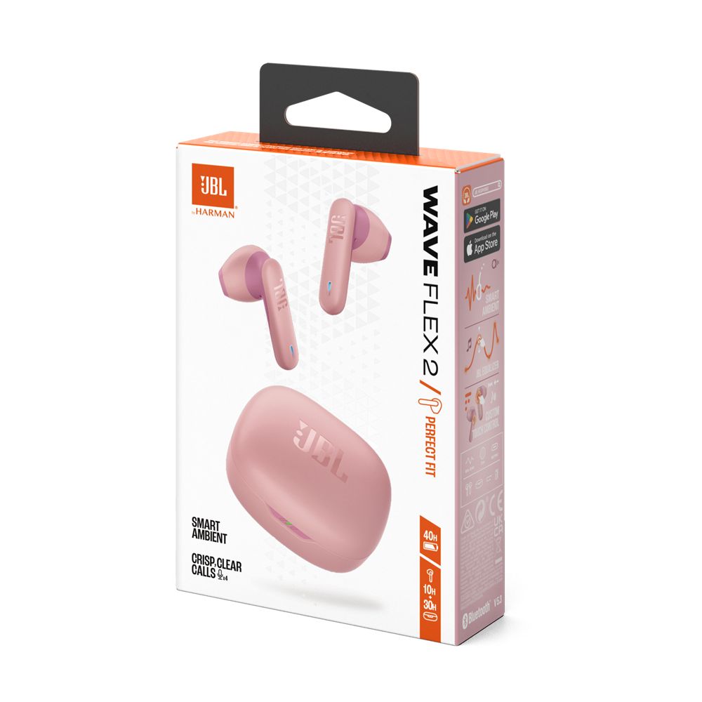 JBL Wave Flex 2 Bluetooth Headset Pink - Image 8