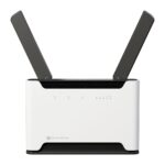 MIKROTIK Wireless Router DualBand, 5x1000Mbps, Chateau PRO ax, WiFi6, Asztali - H53UiG-5HaxQ2HaxQ