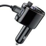 Baseus Locomotive Bluetooth FM Transzmitter Black - Image 7