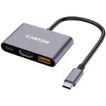 Canyon CNS-TDS4 3 Ports USB-C HUB Grey - Image 2