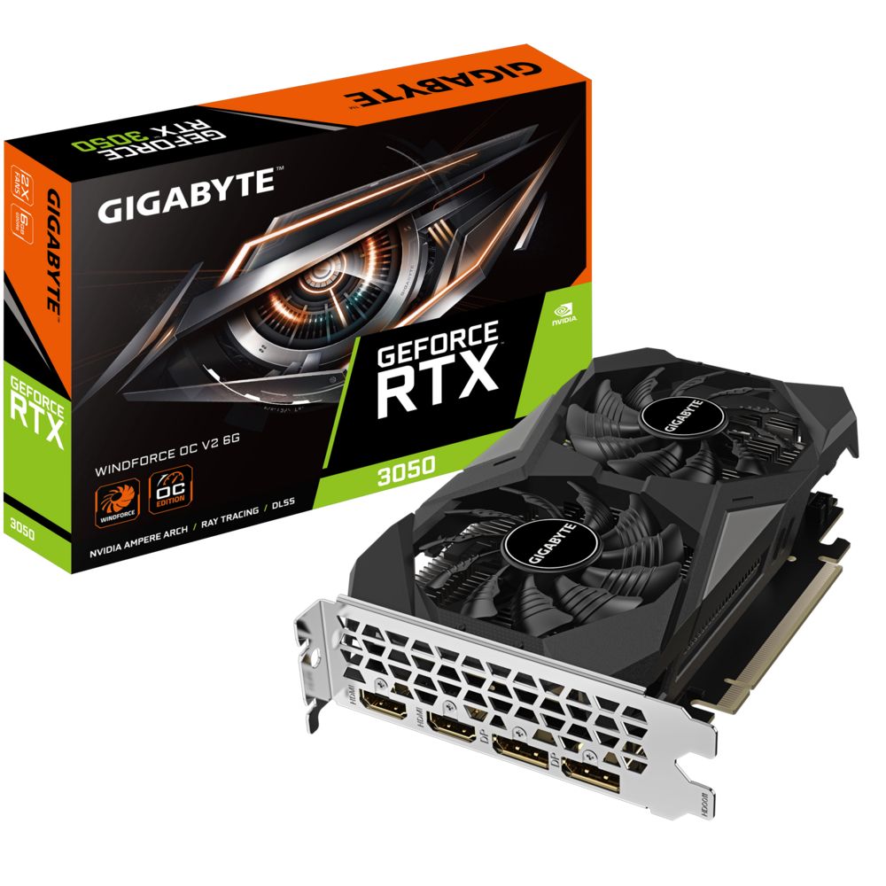 Gigabyte RTX 3050 WINDFORCE OC V2 6G - Image 1