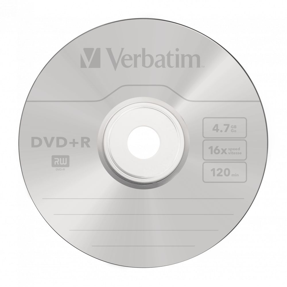 Verbatim DVD+R 4,7Gb 16x Hengeres 50db/csomag (50-es címke) - Image 3