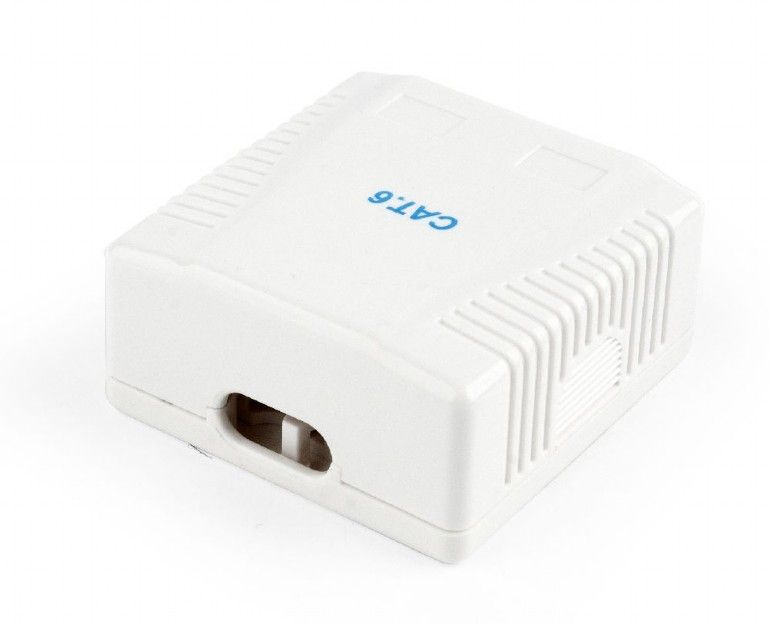 Gembird NCAC-2F6-01 CAT6 FTP 2-port surface mount box - Image 2