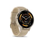 Garmin Venu 3S francia szürke-krémarany, bőr és szilikon szíjjal okosóra - Image 2