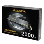 ADATA SSD 2TB - LEGEND 860 (3D TLC, M.2 PCIe Gen 4x4, r:6000 MB/s, w:5000 MB/s) - Image 6