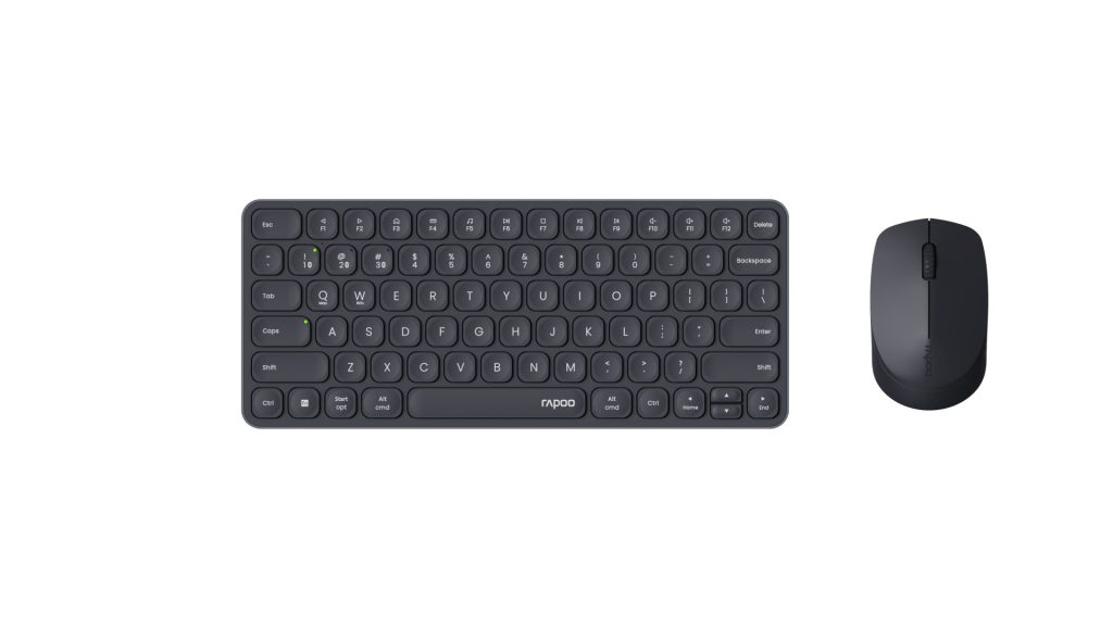 Rapoo 9010M Multi-mode Wireless Ultra-slim Desktop Combo Dark Grey HU - Image 2