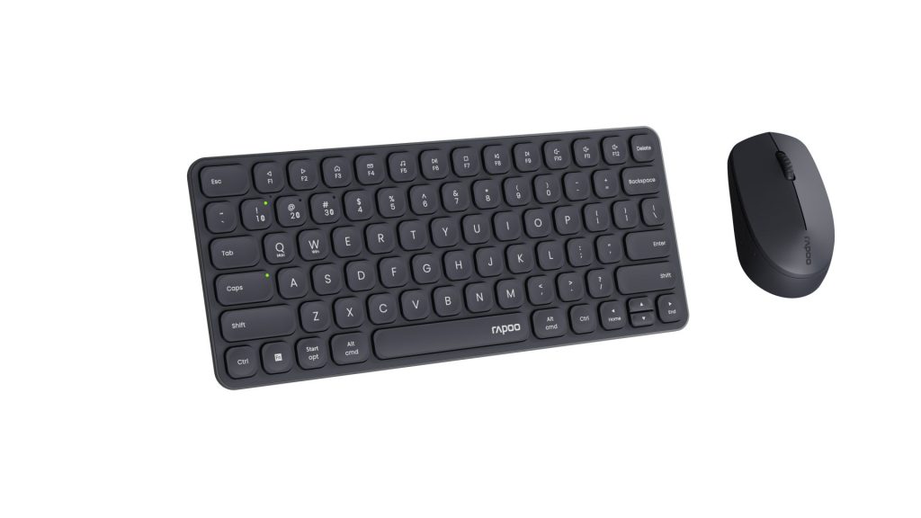 Rapoo 9010M Multi-mode Wireless Ultra-slim Desktop Combo Dark Grey HU - Image 5