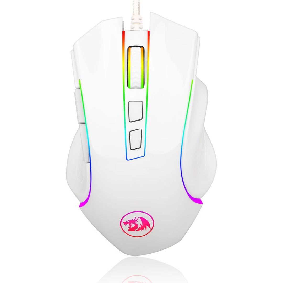 Redragon M607W Griffin Gaming Mouse White - Image 1