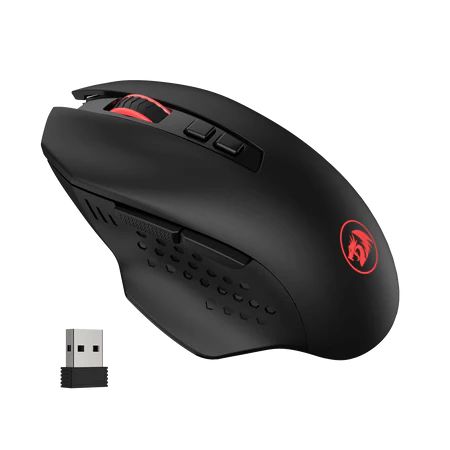 Redragon M656 Gainer Wireless Gaming Mouse Black/Red - Image 4