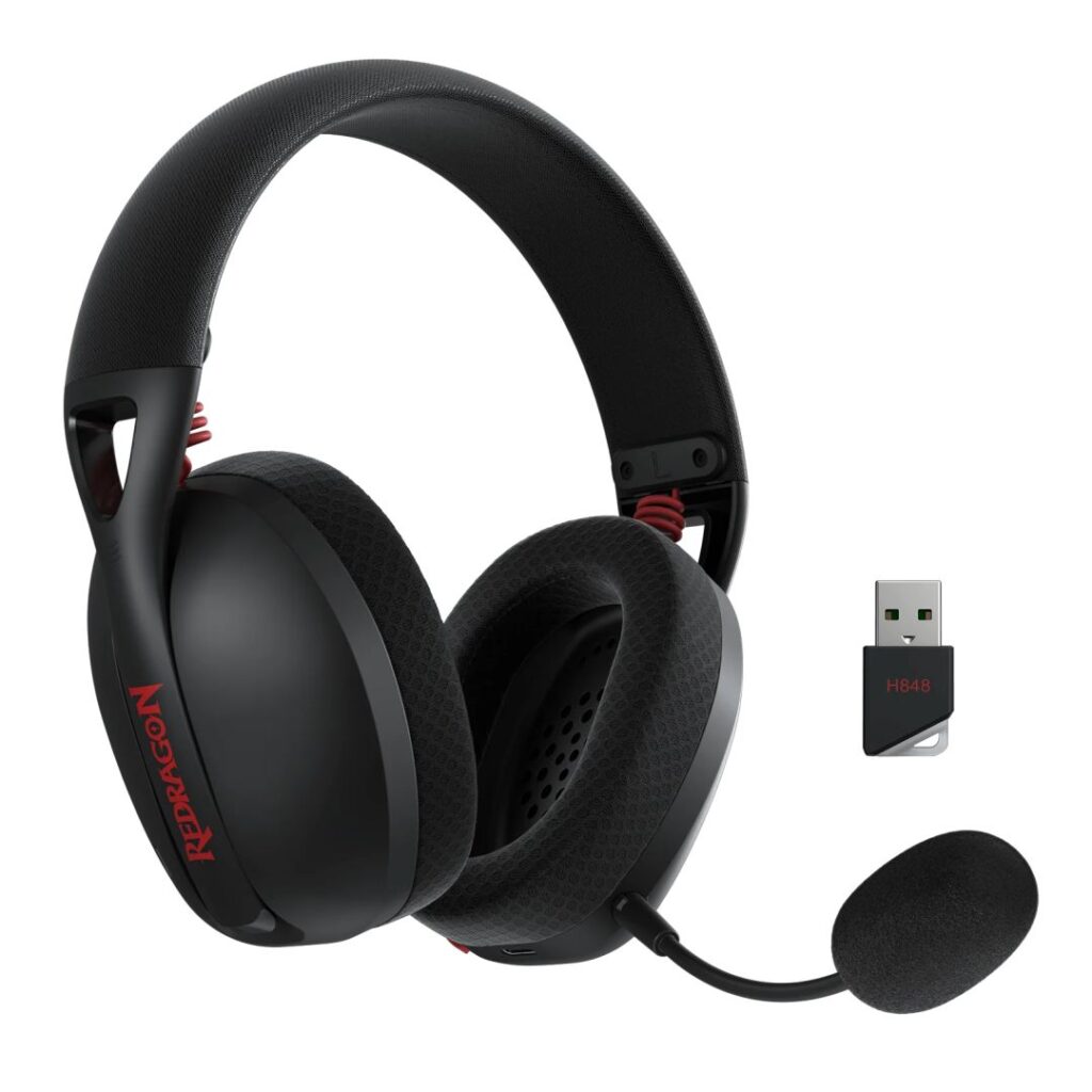 Redragon H848 Wireless Bluetooth Gaming Headset Black - Image 1
