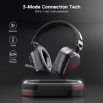Redragon H868 Wireless Bluetooth RGB Gaming Headset Black - Image 2