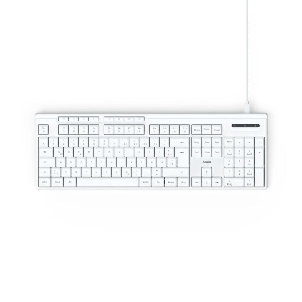 hama-ck-200-keyboard-white-hu_1.jpg Hama CK-200 Keyboard White HU - Image 1