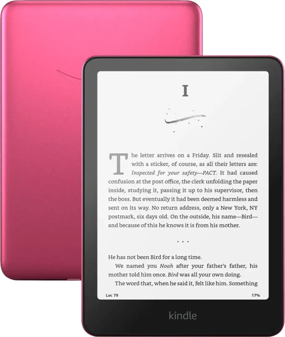 amazon-kindle-paperwhite-2024-7-e-book-olvaso-32gb-metallic-raspberry-reklam-mentes-_1.jpg Amazon Kindle Paperwhite (2024) 7" E-book olvasó 32GB Metallic Raspberry (Reklám mentes) - Image 1