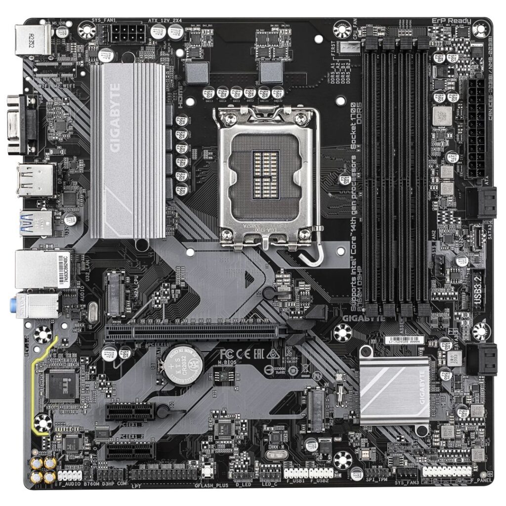 GIGABYTE Alaplap S1700 B760M D3HP INTEL B760, mATX - Image 3