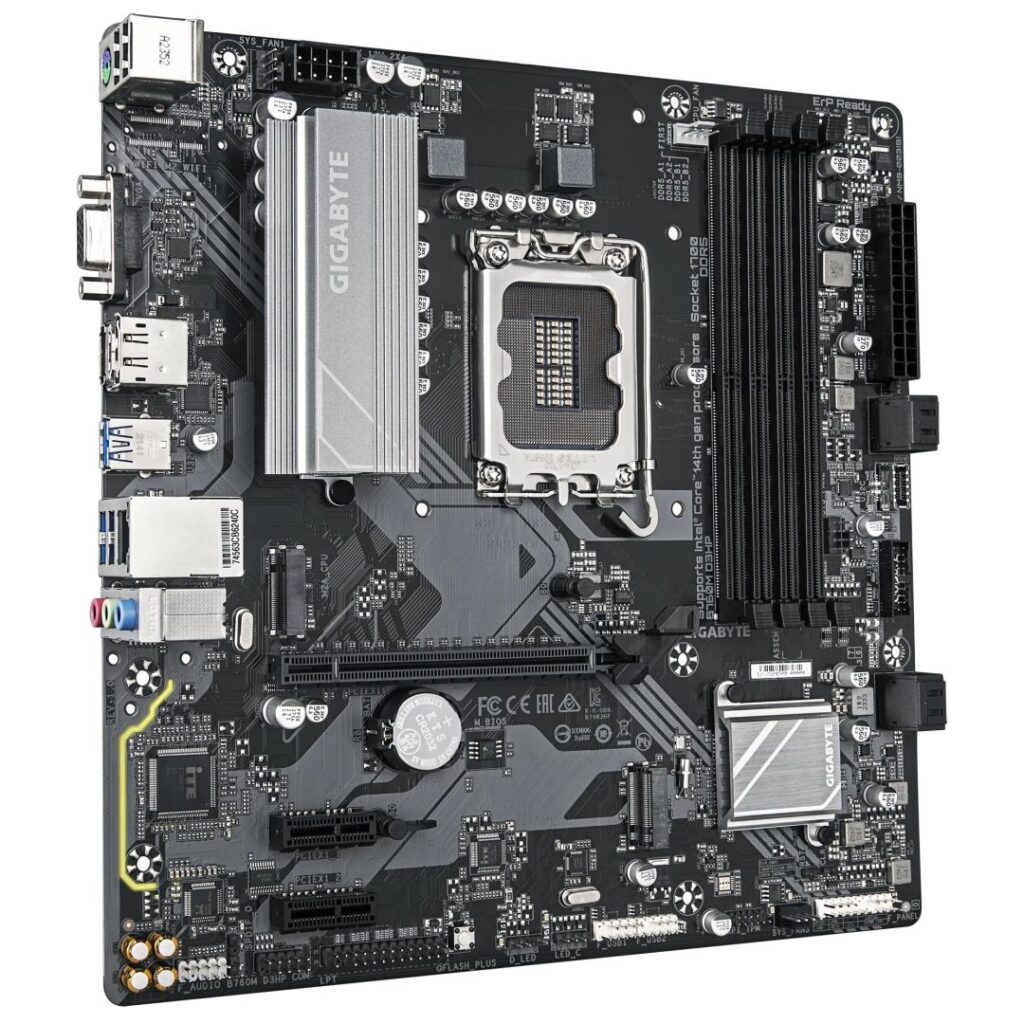 GIGABYTE Alaplap S1700 B760M D3HP INTEL B760, mATX - Image 4