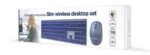Gembird Backlight Pro Business Slim wireless desktop set Black US - Image 6